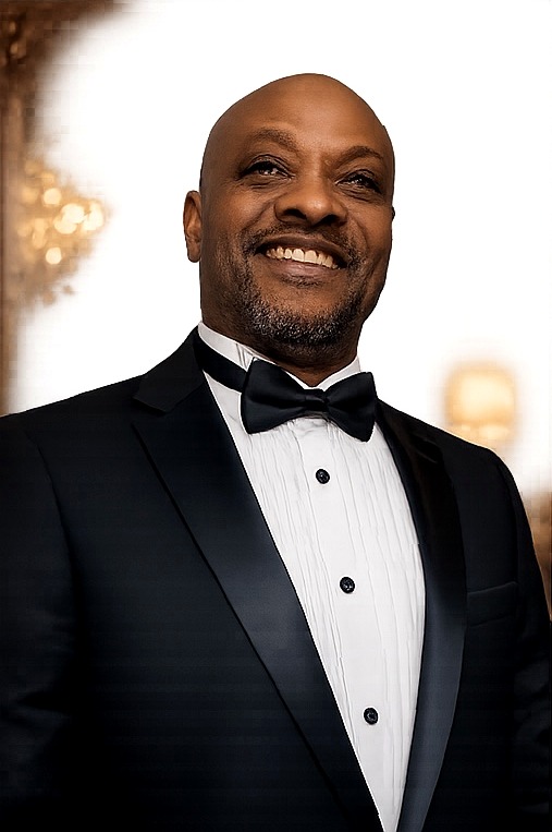 John Saint Vil in formal attire